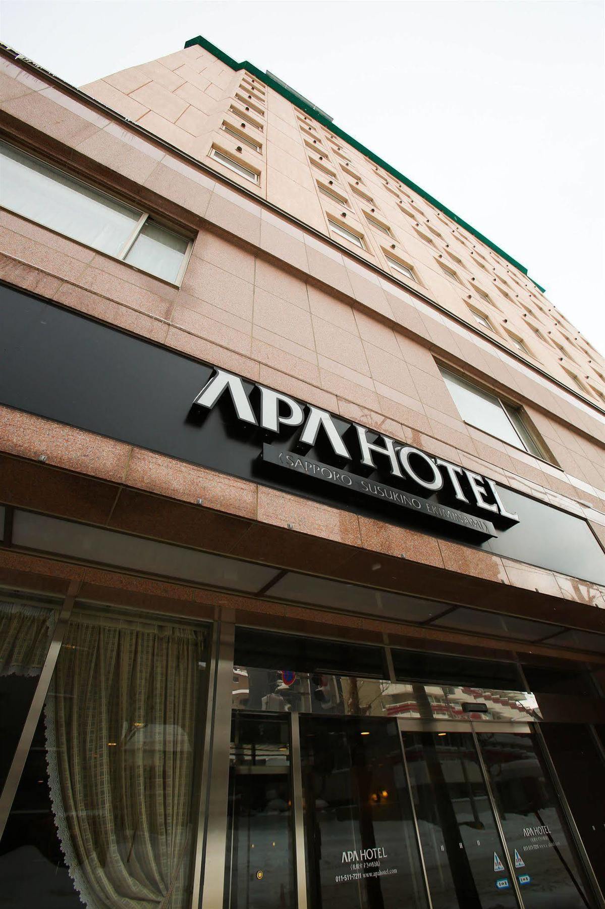 Apa Hotel Sapporo Susukino Eki Minami Dış mekan fotoğraf