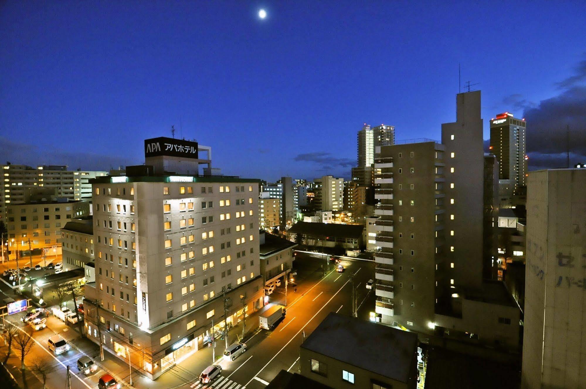 Apa Hotel Sapporo Susukino Eki Minami Dış mekan fotoğraf
